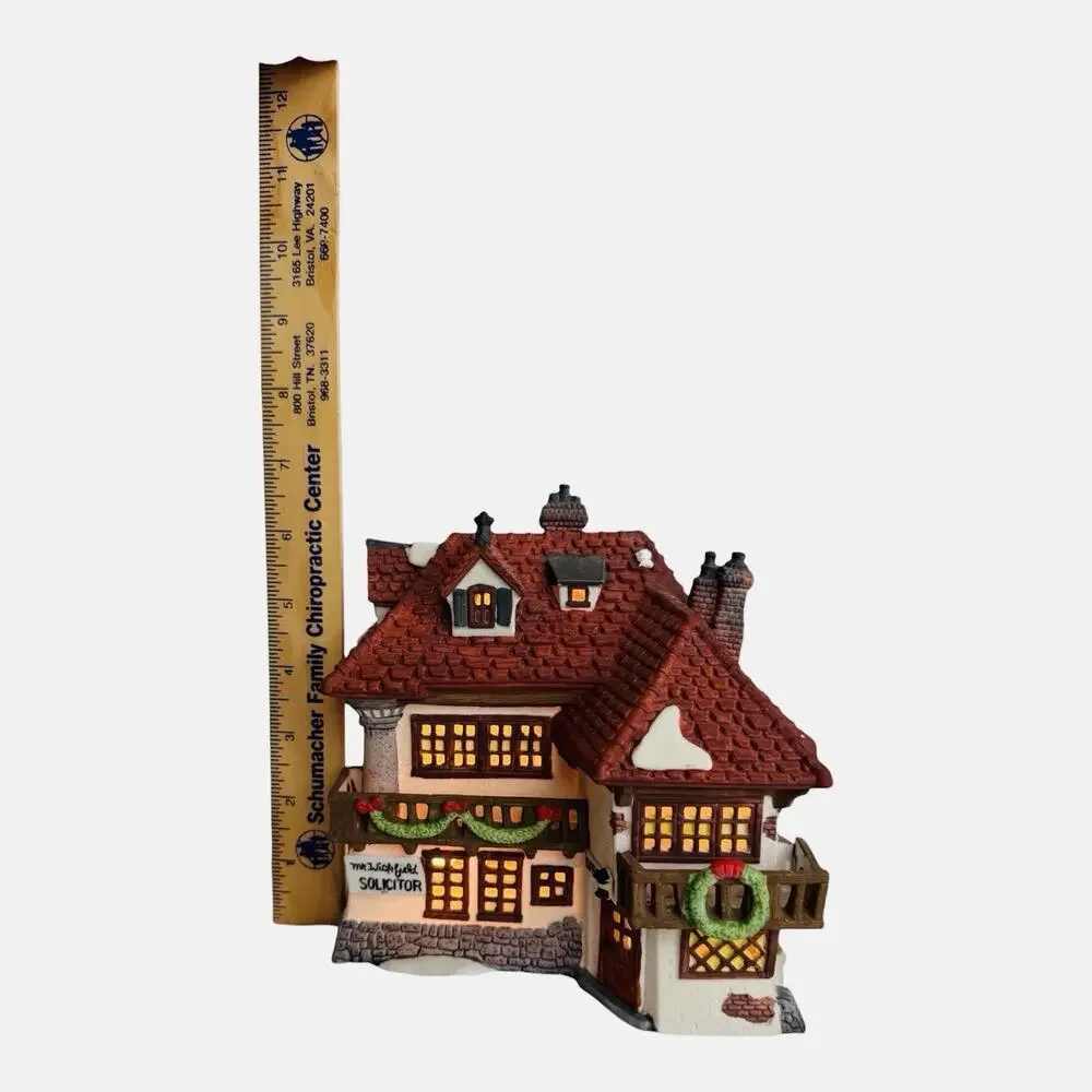 Vintage 1989 Dept 56 “Mr. Wickfield Solicitor” David Copperfield Dickens Village